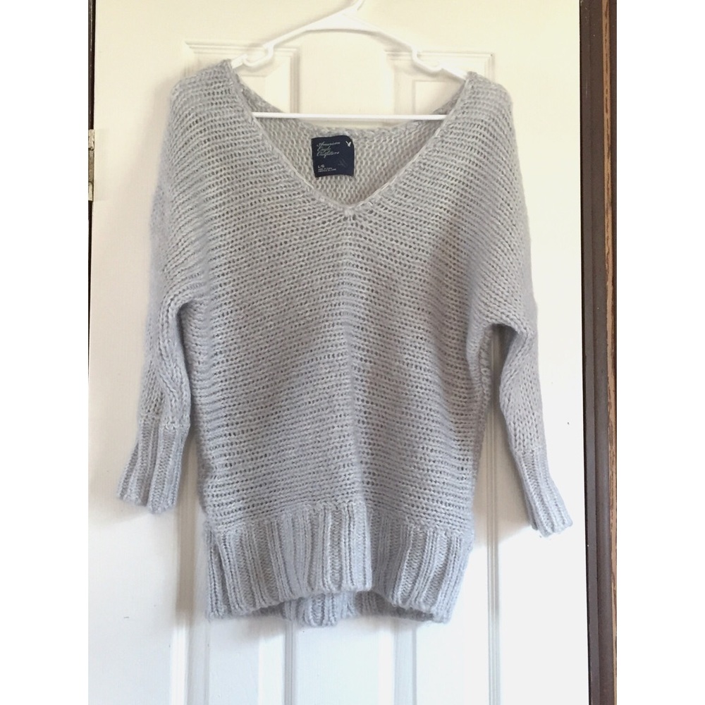 Gray AEO sweater